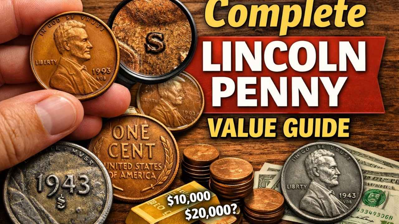 Complete Lincoln Penny Value Guide 2026: Year & Mint Mark Chart Every Collector Needs Today