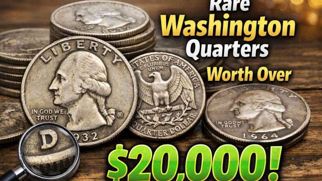 15 Rare Washington Quarters Worth Over $20,000: Collector’s Value Guide