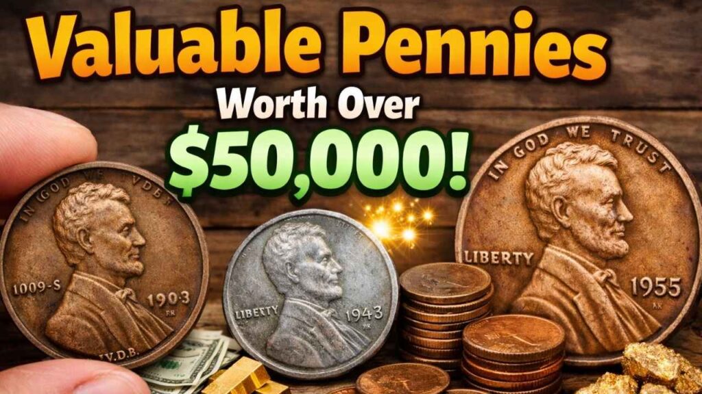 2026 Collector’s Guide – Top 10 Valuable Pennies Worth Over $50,000