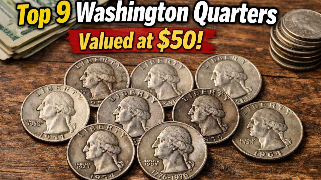 Top 9 Washington Quarters Valued at $50,700 Must Know Coin Guide for 2026