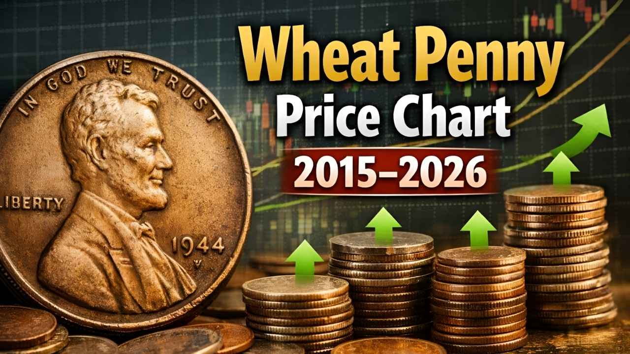 Wheat Penny Price Chart 2015–2026: Complete Collector’s Value Guide